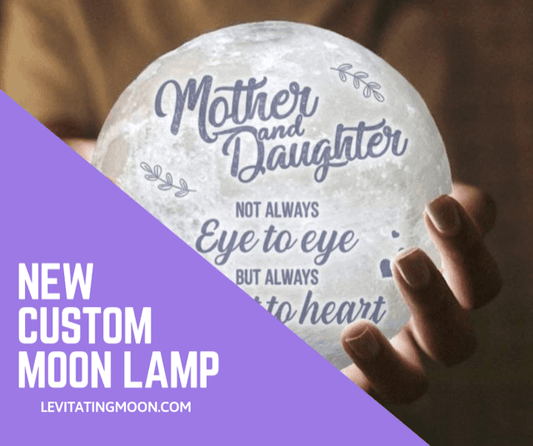 New Custom Moon Lamp Option - Levitating Moon