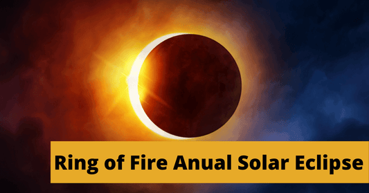 Ring of Fire Solar Eclipse - Levitating Moon