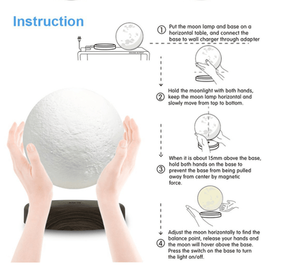 levitating moon instructions
